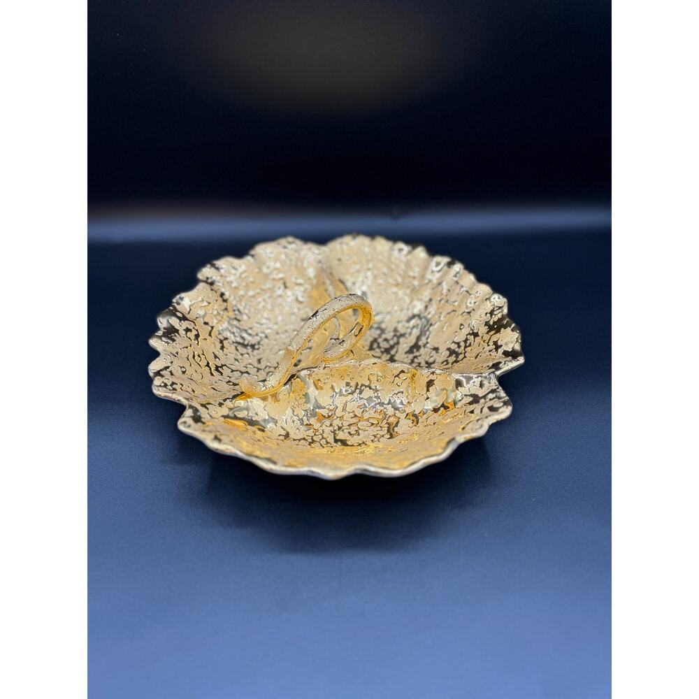 22K Weeping Gold Candy Dish